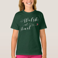 Welsh At Heart Camiseta, País de Gales