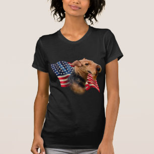 T-shirts Welsh Terrier Flag