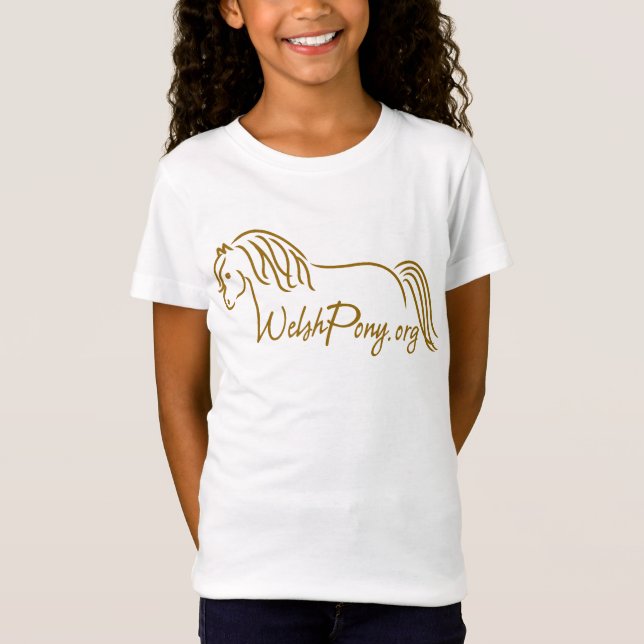 T-shirts WelshPonyLogo10x10 Brown (Frente)