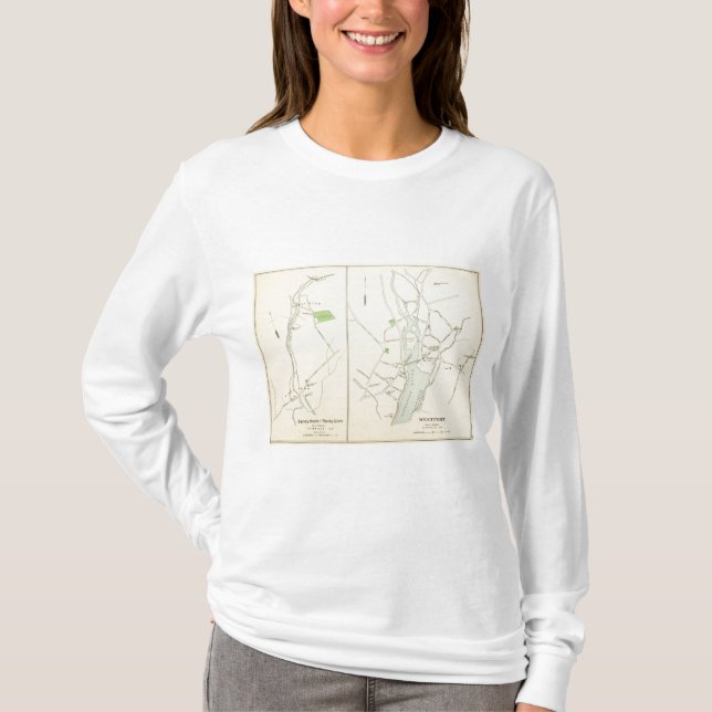 T-shirts Westport, gancho de Sandy, vale rochoso (Frente)
