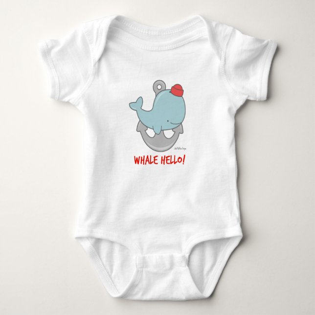 T-SHIRTS WHALE HELLO (Frente)
