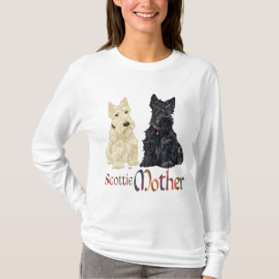 T-shirts Wheaten & Black Scotties Dia das Mães