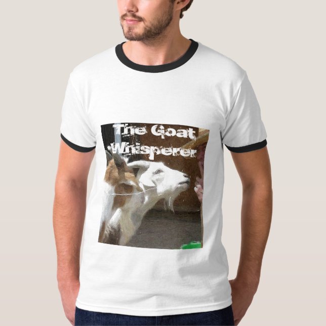 T-shirts Whisperer da cabra (Frente)