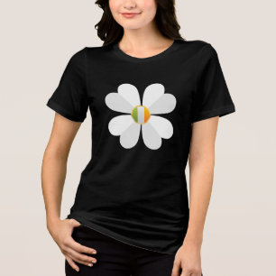 T-shirts White 4 Leaf Shamrock