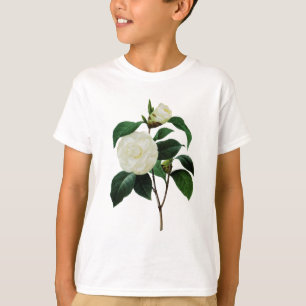 T-shirts White Camellias por Pierre-Joseph Redoute