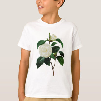 T-shirts White Camellias por Pierre-Joseph Redoute