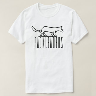 T-shirts *White* do T do logotipo do PackLeader dos homens
