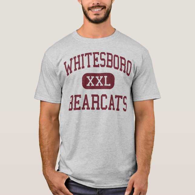 T-shirts Whitesboro - Bearcats - meio - Whitesboro Texas (Frente)