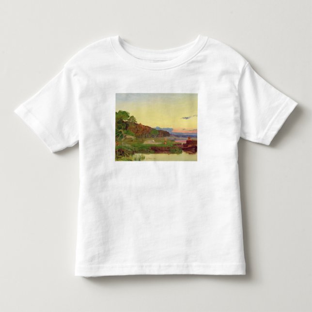 T-shirts Whitlingham, Norfolk, 1860 (óleo em canvas) (Frente)