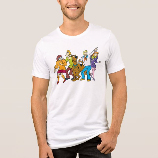 T-shirts Whole Gang 13 Mystery Inc (Frente)