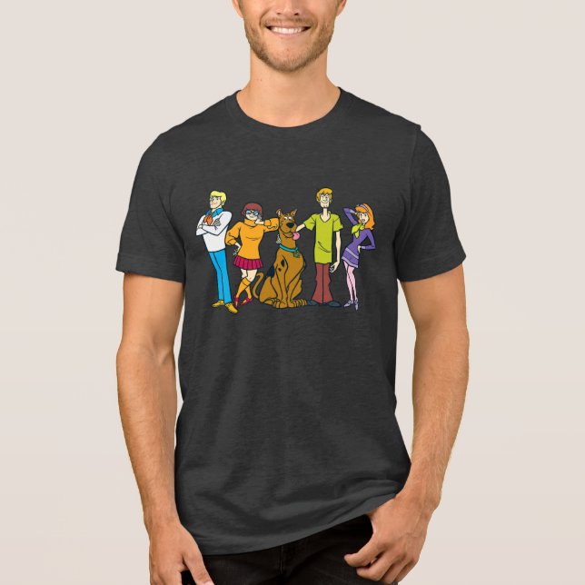 T-shirts Whole Gang 14 Mystery Inc (Frente)