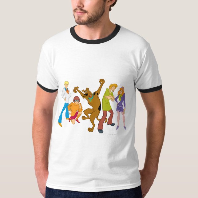 T-shirts Whole Gang 16 Mystery Inc (Frente)