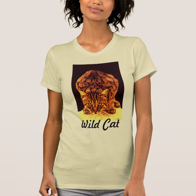 T-SHIRTS WILD CAT KITTEN (Frente)