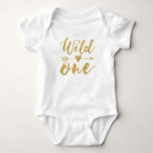 T-shirts Wild One   Ouro primeiro aniversario