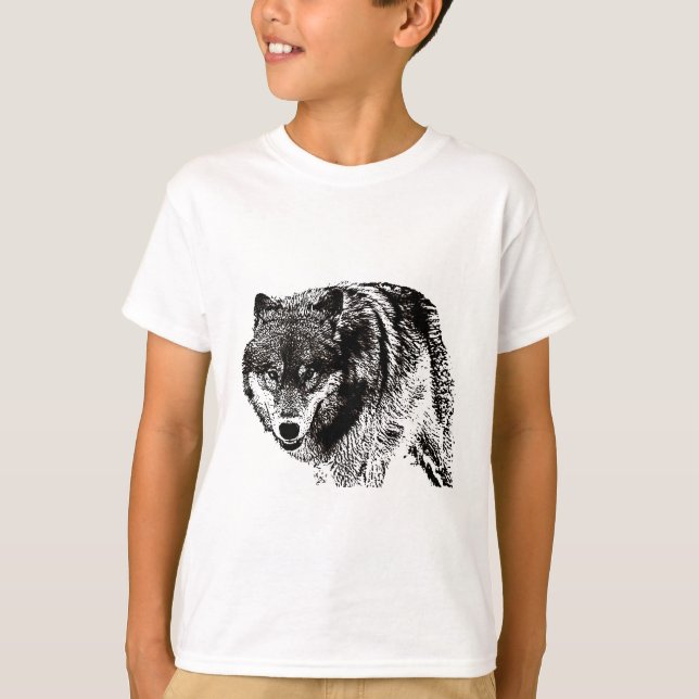T-shirts Wild Wolf (Frente)