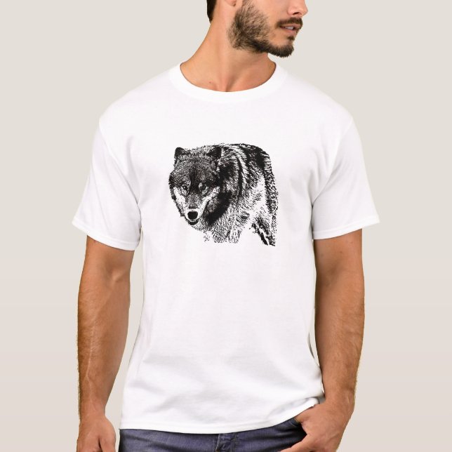 T-shirts Wild Wolf (Frente)