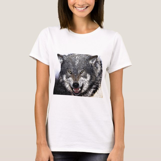 T-shirts Wild Wolf (Frente)