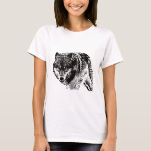 T-shirts Wild Wolf
