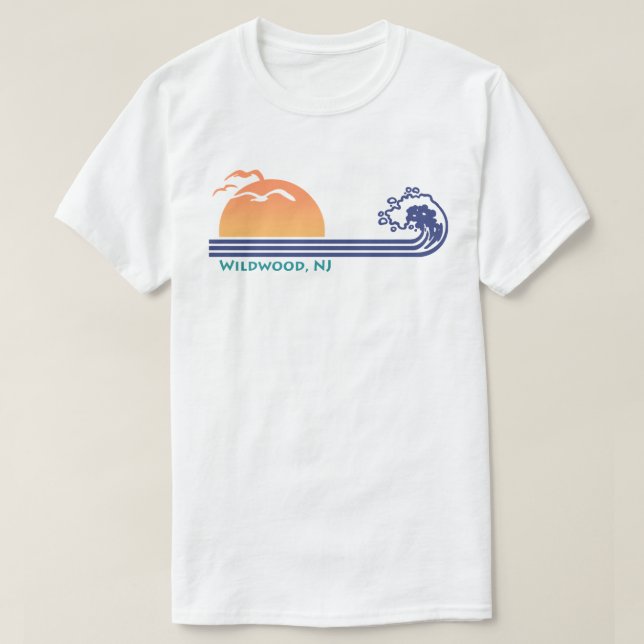 T-shirts Wildwood NJ (Frente do Design)