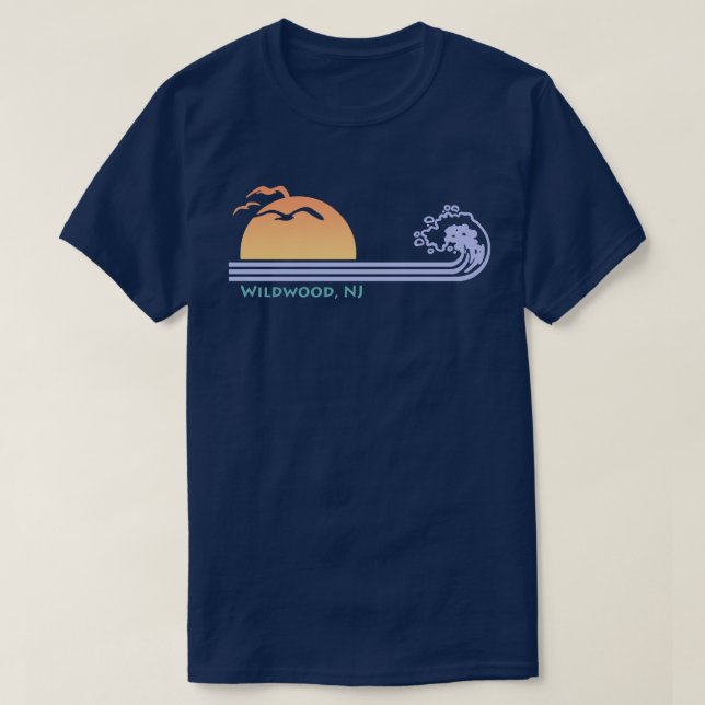 T-shirts Wildwood NJ (Frente do Design)