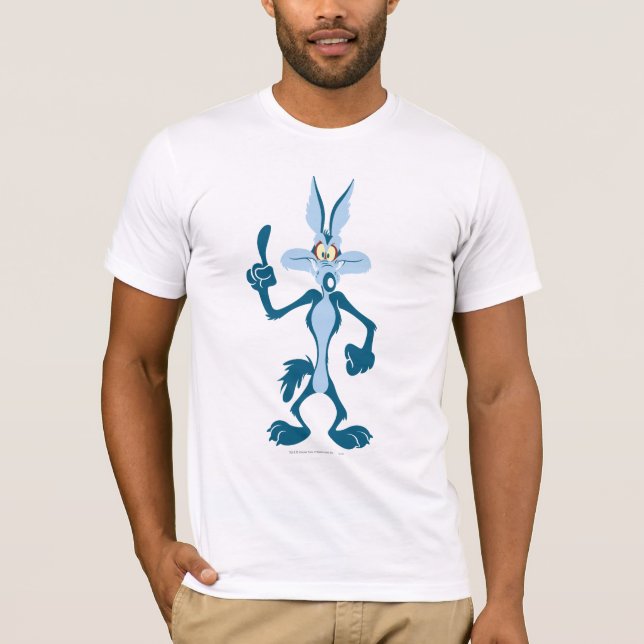 T-shirts WILE E. COYOTE™ Blue Aha! (Frente)