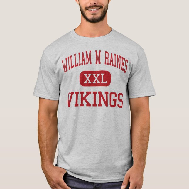 T-shirts William M Raines - Viquingues - altos - (Frente)