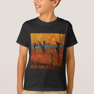 T-shirts Willows no Sunset por Vincent van Gogh
