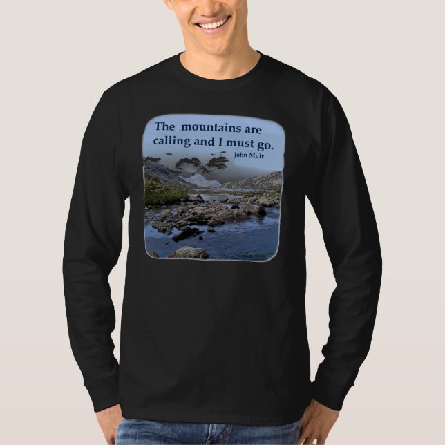 T-shirts Wind River está chamando (Frente)
