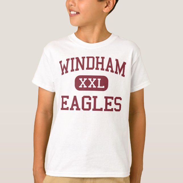 T-shirts Windham - Eagles - Segundo grau - Windham Maine (Frente)