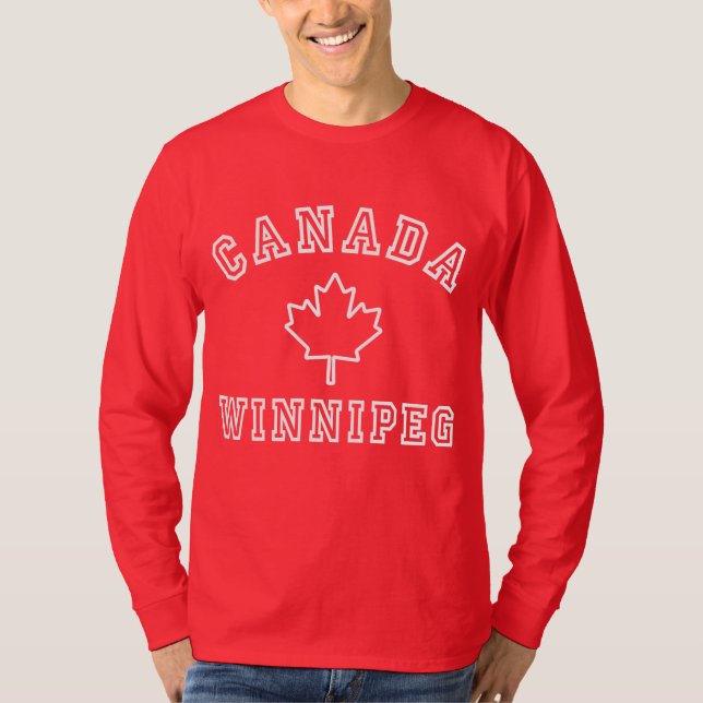 T-shirts Winnipeg Canadá (Frente)