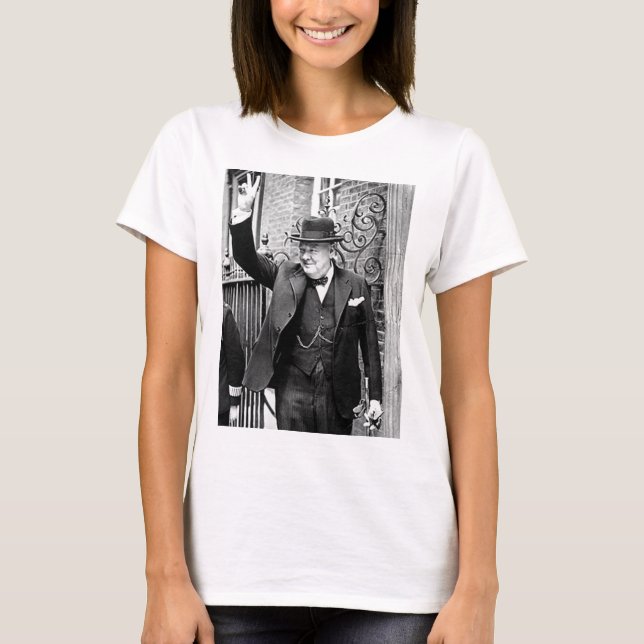 T-shirts Winston Churchill (Frente)