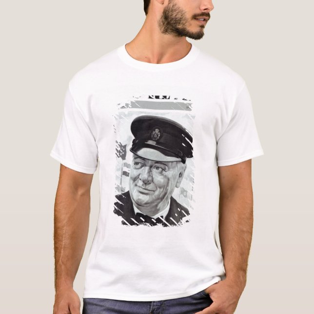 T-shirts Winston Churchill (Frente)