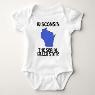 T-shirts Wisconsin - O Estado do Assassino em Série
