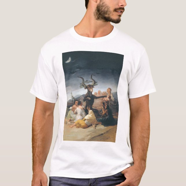 T-shirts Witches Sabbath - Francisco de Goya (1797-1798) (Frente)
