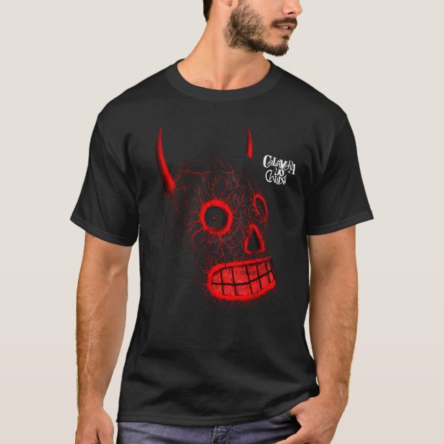 T-shirts with skull drawings (Frente)