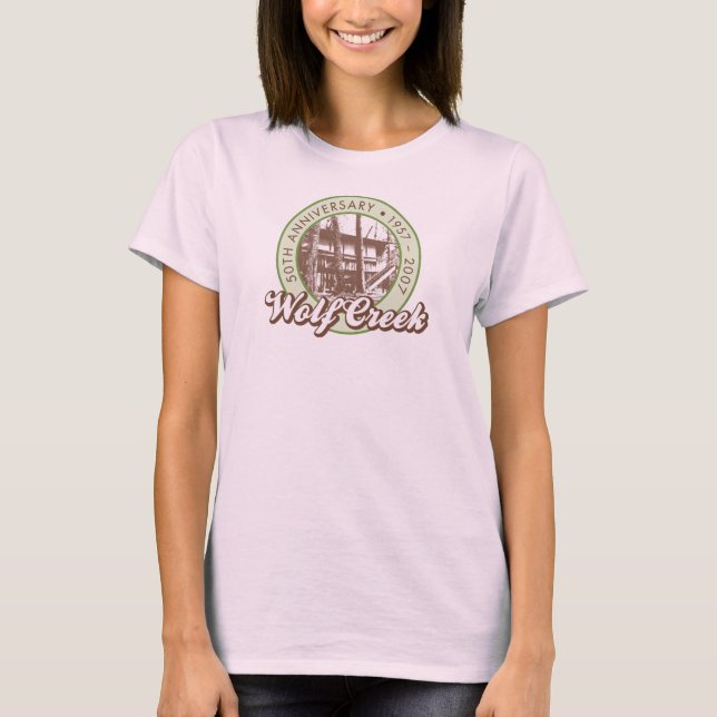 T-shirts Wolf Creek Ladies Long-Capa Brown Tee (Frente)