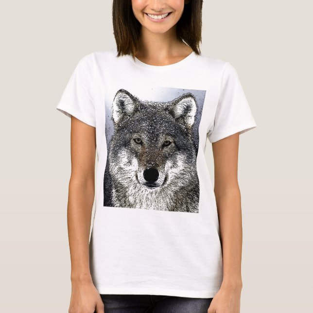 T-shirts Wolf Eyes (Frente)