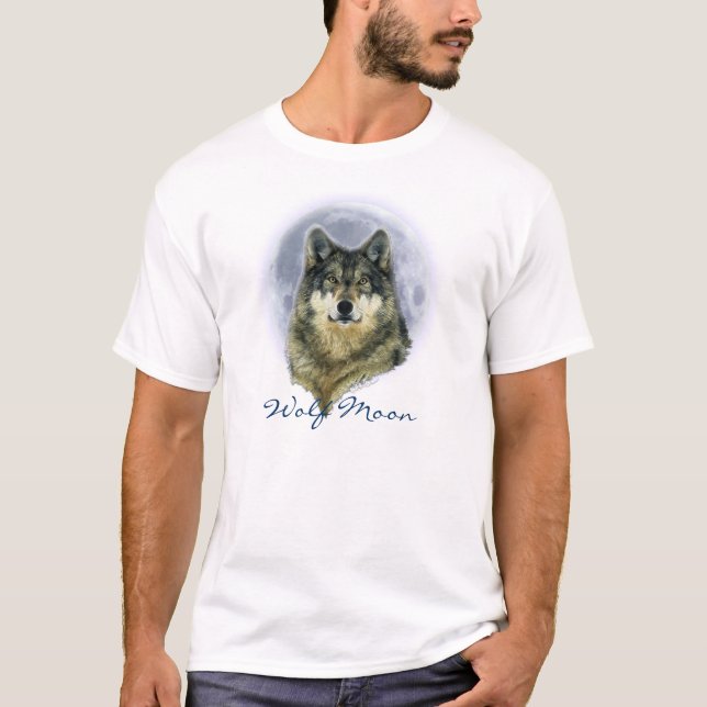 T-SHIRTS WOLF & MOON (Frente)