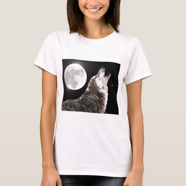T-shirts Wolf & Moon (Frente)