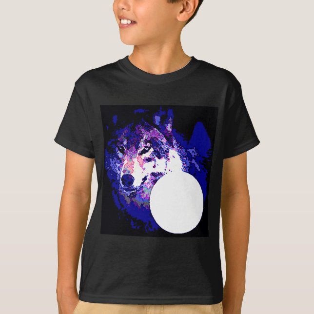 T-shirts Wolf & Moon (Frente)
