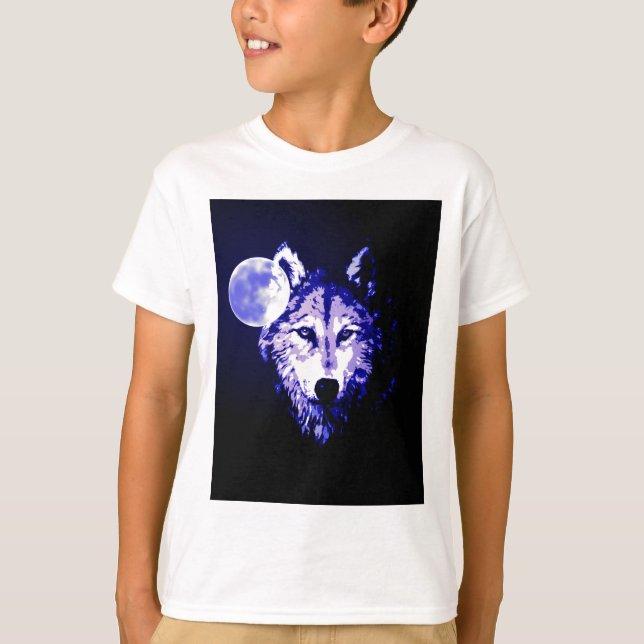 T-shirts Wolf & Moon (Frente)