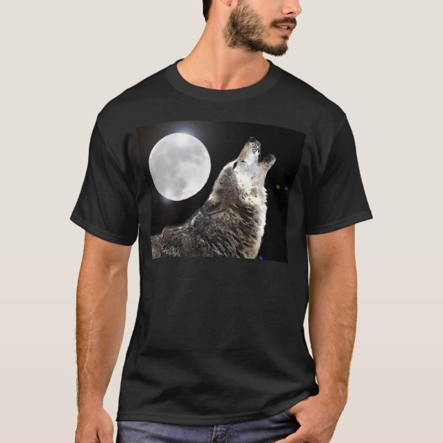 T-shirts Wolf & Moon (Frente)
