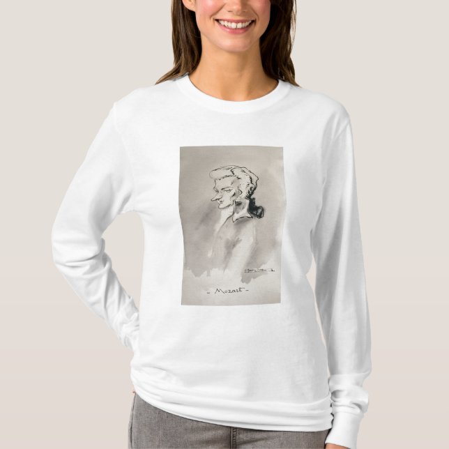 T-shirts Wolfgang Amadeus Mozart (Frente)