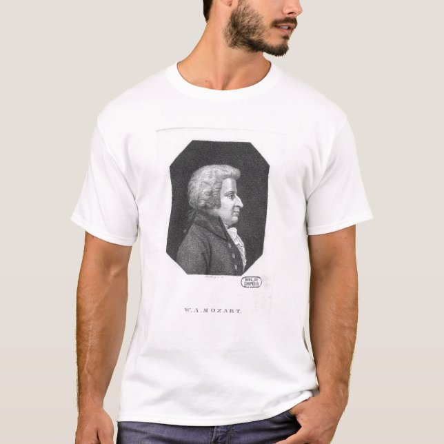 T-shirts Wolfgang Amadeus Mozart (Frente)