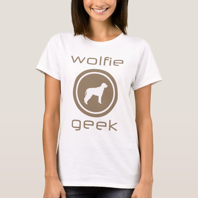 T-shirts Wolfhound irlandês (Frente)