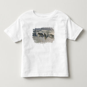 T-shirts Wolfs, a noite do inverno, c.1910