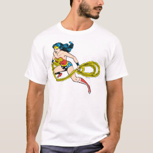 T-shirts Wonder Woman Swinging Lasso Left