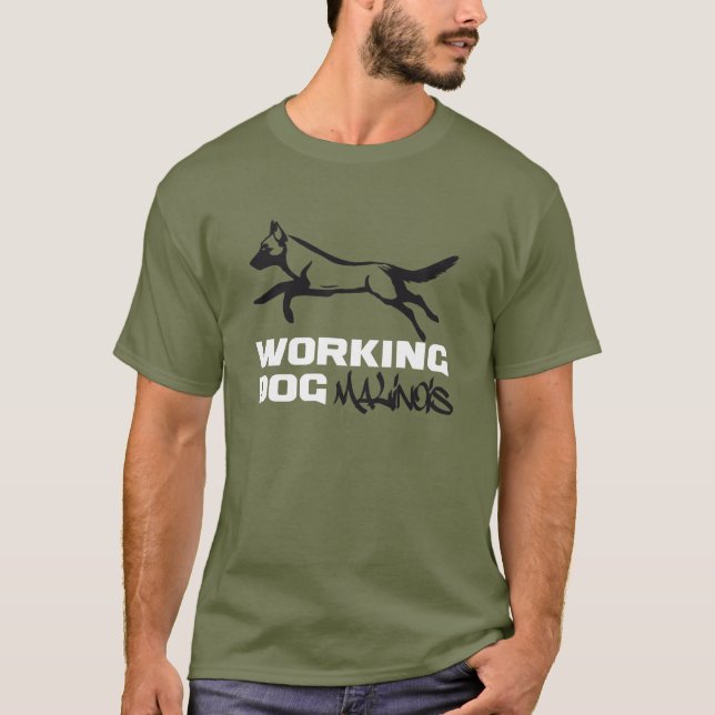 T-SHIRTS WORKING DOG K9 PB MALINOIS (Frente)