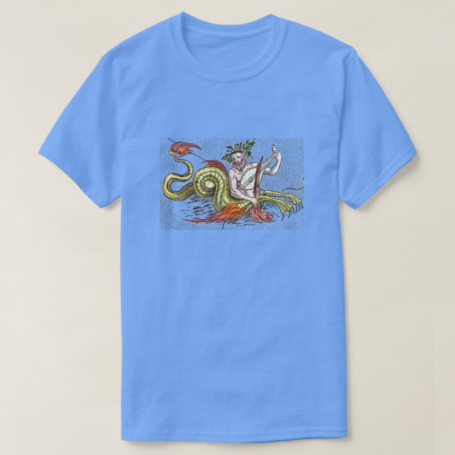 T-shirts World Map Serpent e Lyre (Frente do Design)