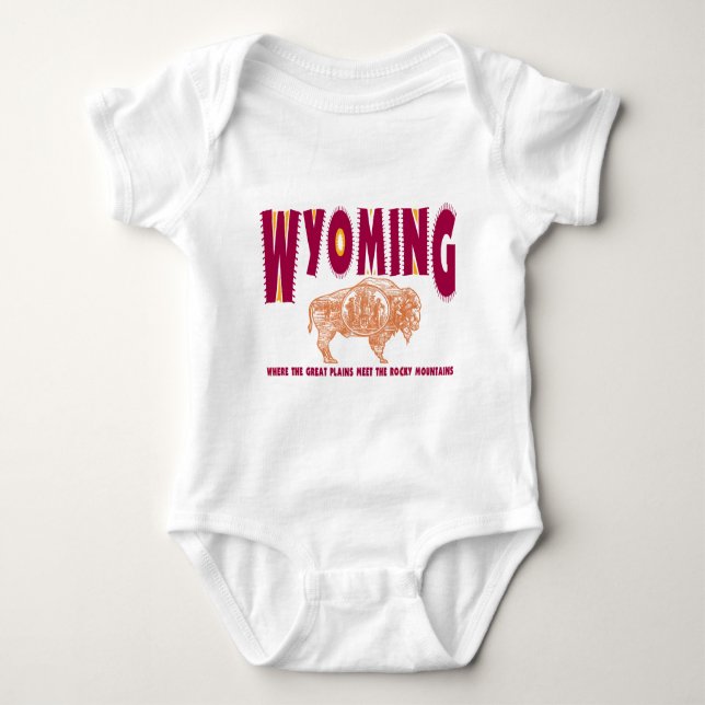 T-shirts Wyoming (Frente)